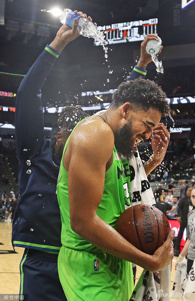 森林狼大胜马刺，铁扇公主独揽分